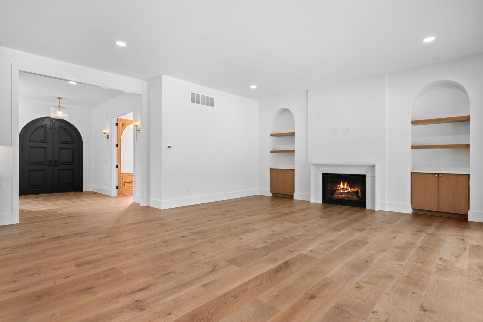 Great room opening toward the kitchen