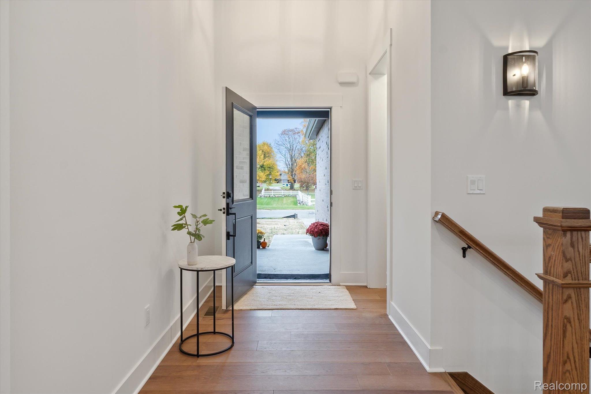 Entry foyer with staircase