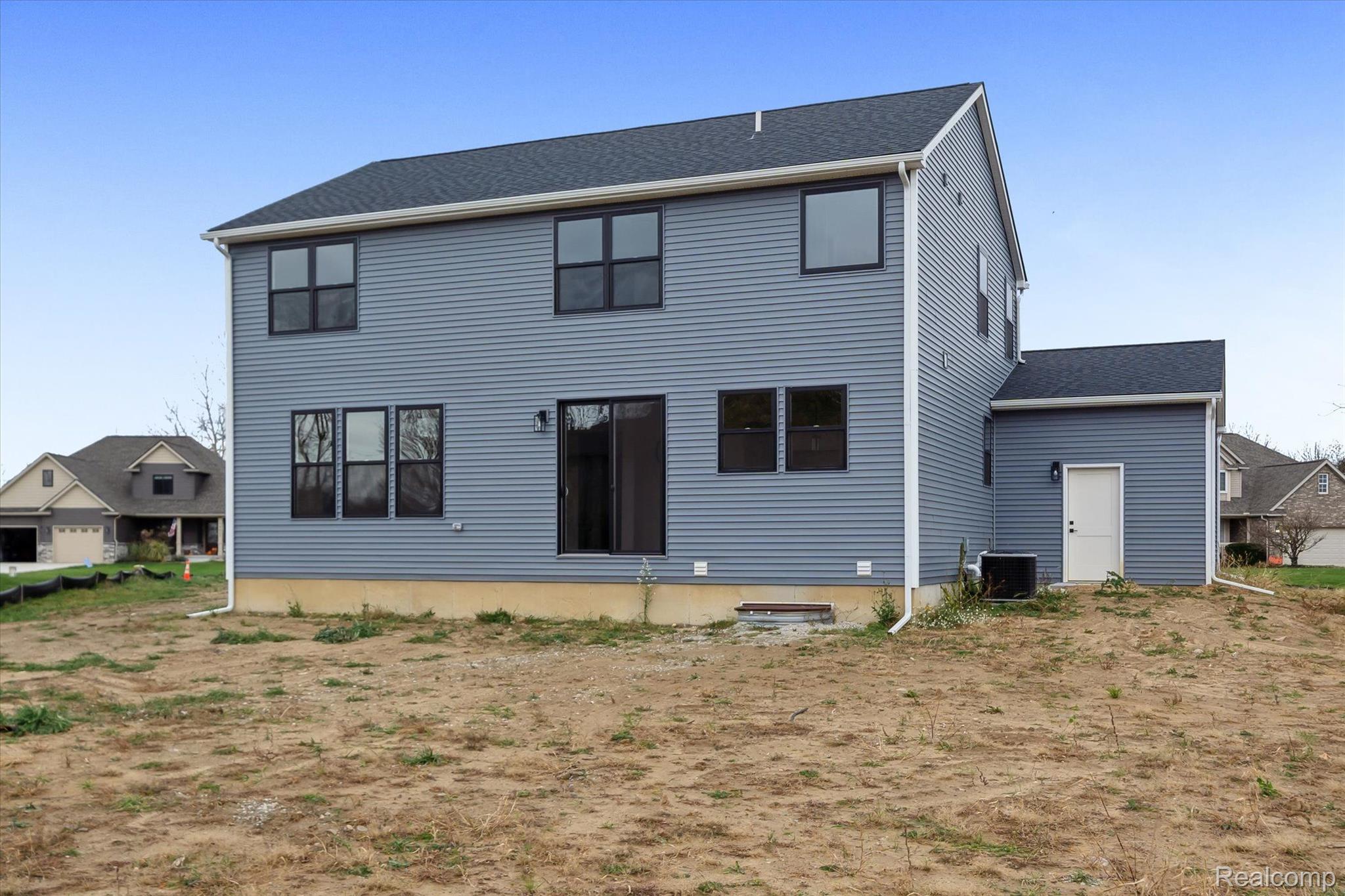 Rear elevation of a Kensington-built home